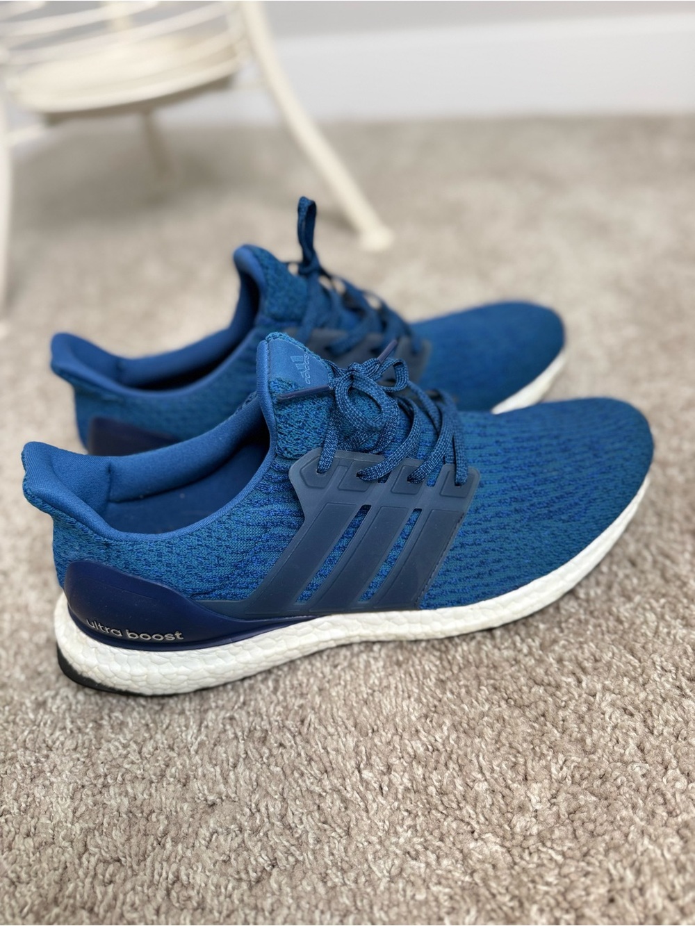 adidas Ultra Boost Men's Running Shoes - Deep Blue